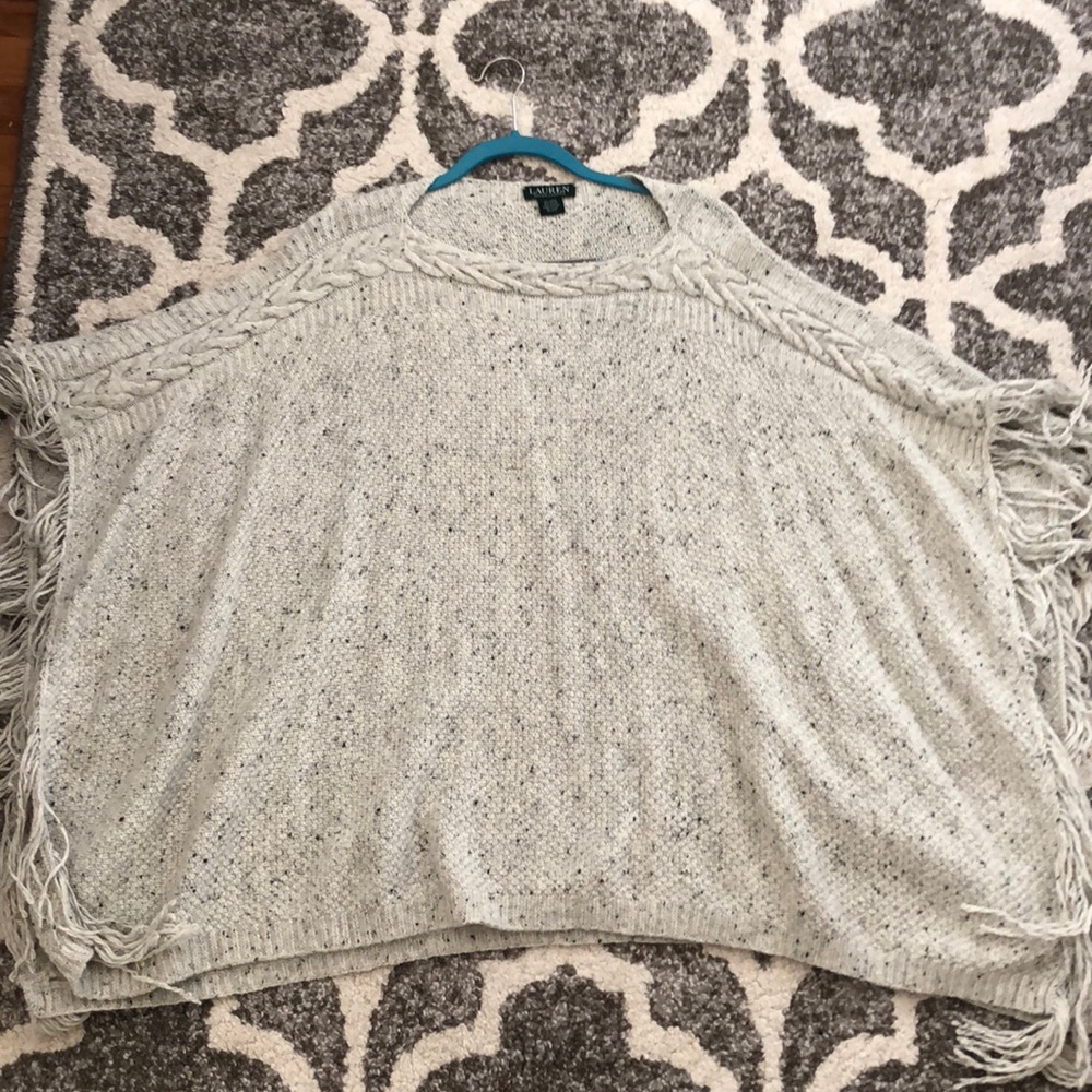 LAUREN Ralph Lauren poncho sweater